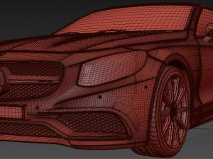 Mercedes Benz S63 3D 模型