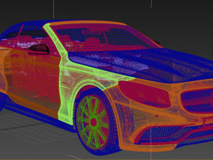 Mercedes Benz S63 3D 模型