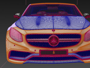Mercedes Benz S63 3D 模型