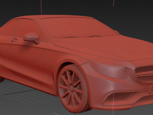 Mercedes Benz S63 3D 模型
