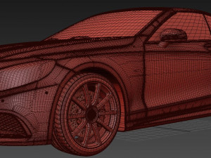 Mercedes Benz S63 3D 模型