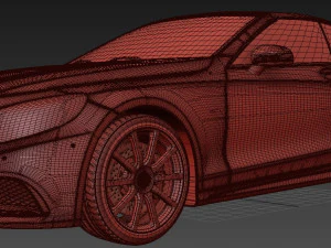 Mercedes Benz S63 3D Model