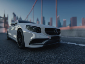 Mercedes Benz S63 3D 模型