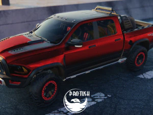 Ram 1500 Rebel TRX 3D Model