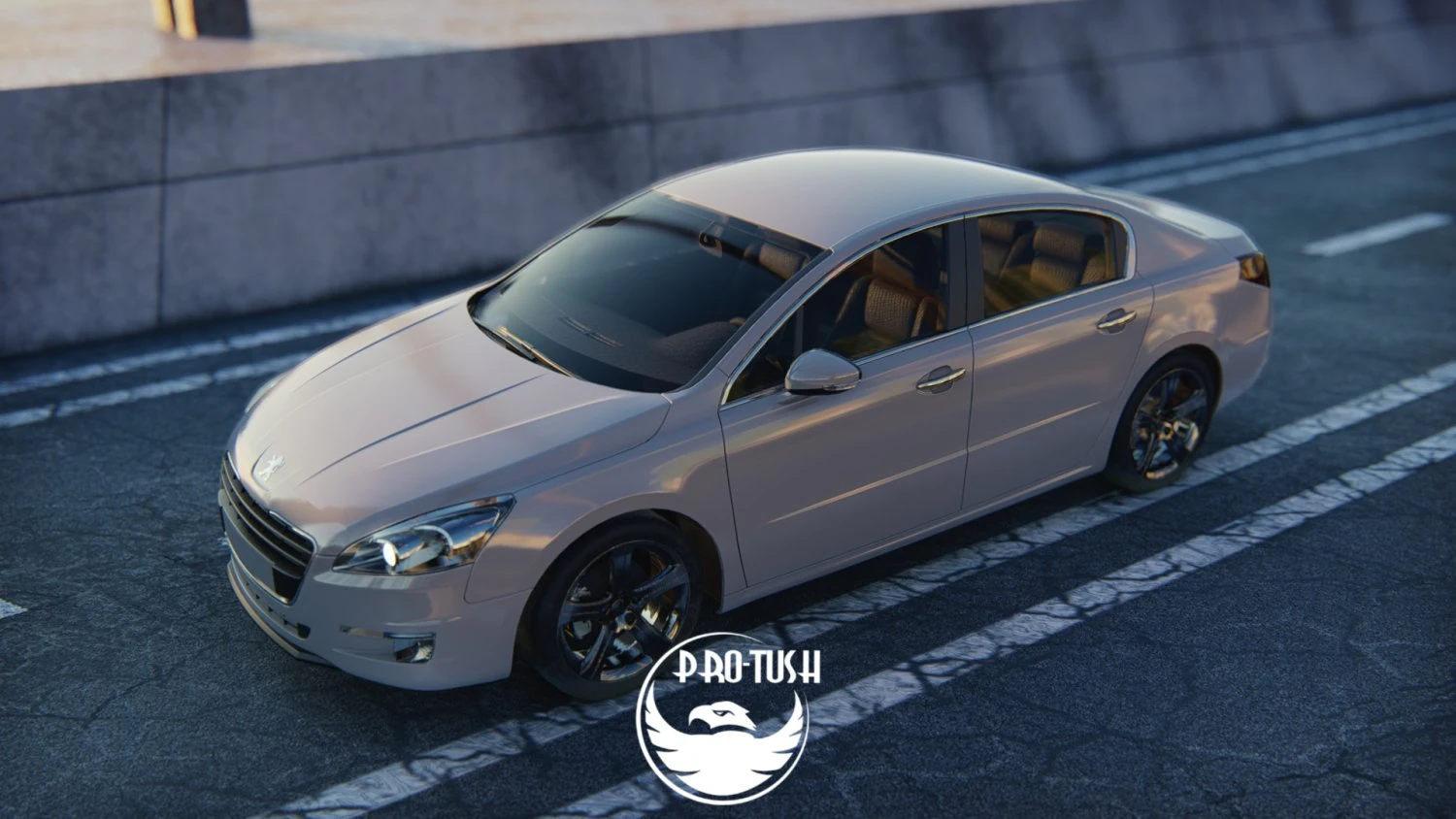 PEUGEOT 508 3D Model .c4d .max .obj .3ds .fbx .stl .blend 