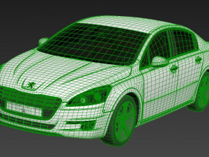 PEUGEOT 508 Model 3D