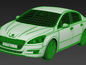 PEUGEOT 508 3D Model