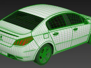 PEUGEOT 508 3D Model