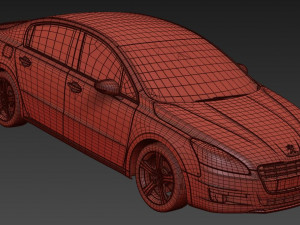 PEUGEOT 508 Model 3D