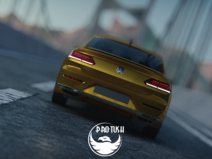 Volkswagen Arteon R-line 2018 3D-Modell