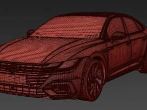 Volkswagen Arteon R-line 2018 3D Model