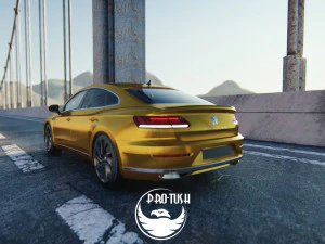 Volkswagen Arteon R-line 2018 3D Model
