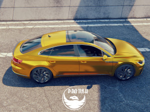 Volkswagen Arteon R-line 2018 3D-Modell