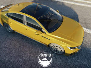 Volkswagen Arteon R-line 2018 3D Model