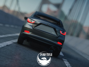 Volkswagen Arteon R-line 2018 3D-Modell