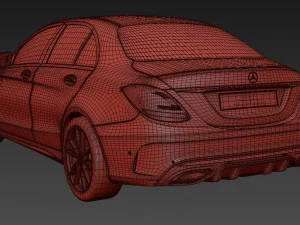 Mercedes-Benz C Class 2019 3D Model