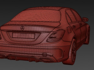 Mercedes-Benz C Class 2019 Modello 3D