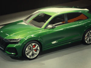 Audi RS Q8 Model 2020 3D Model