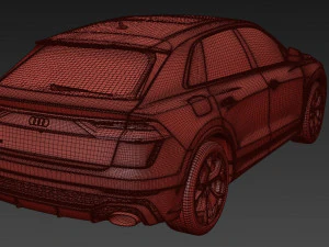 Audi RS Q8 Model 2020 3D Model