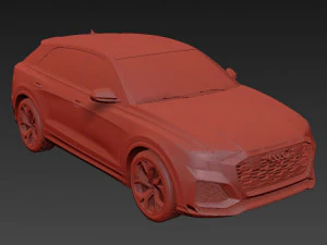 Audi RS Q8 Model 2020 3D Model