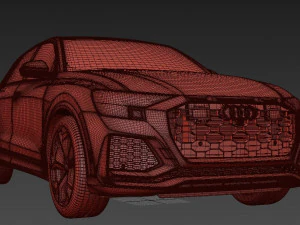 Audi RS Q8 Model 2020 3D Model