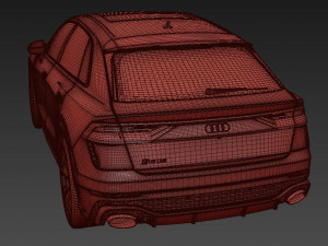 Audi RS Q8 Model 2020 3Dモデル