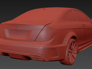 MERCEDES BENZ C63 Model 3D
