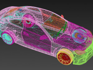 MERCEDES BENZ C63 Model 3D