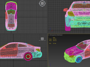 MERCEDES BENZ C63 Model 3D