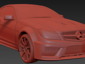 MERCEDES BENZ C63 Model 3D