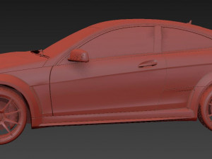 MERCEDES BENZ C63 Model 3D
