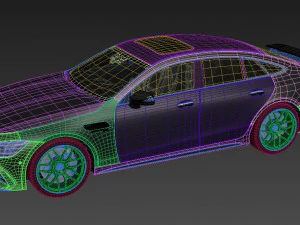 Mercedes AMG GT63 2019 3D Model