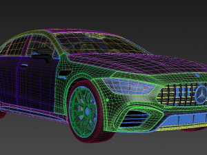 Mercedes AMG GT63 2019 Modello 3D