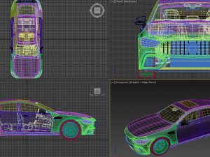 Mercedes AMG GT63 2019 Modello 3D