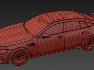 Mercedes AMG GT63 2019 Modello 3D