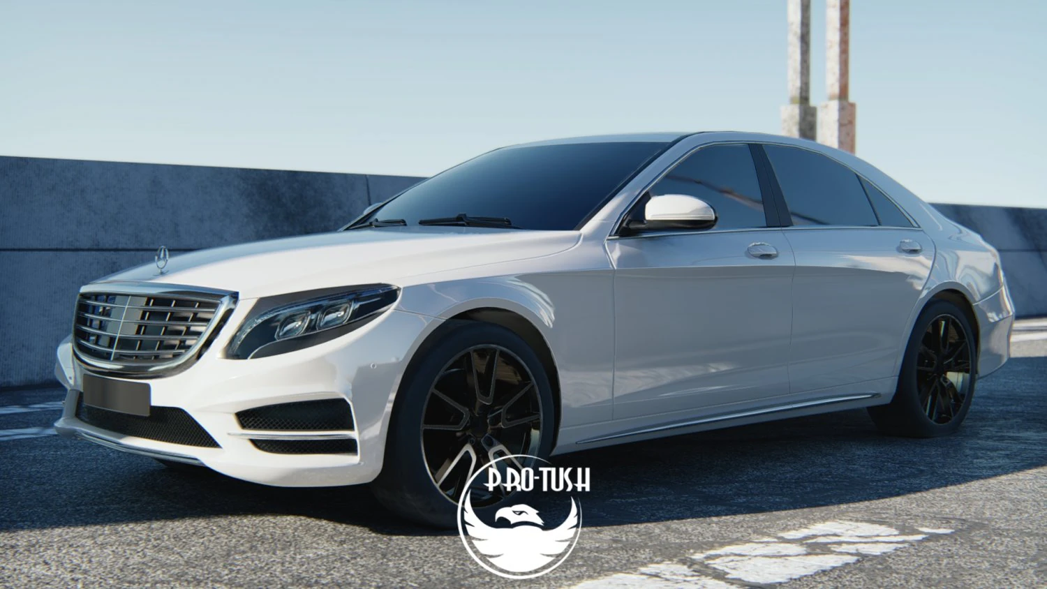 Mercedes-Benz S-Class AMG 2014 3D Model .c4d .max .obj .3ds .fbx .stl .blend