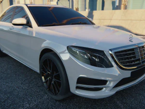 Mercedes-Benz S-Class AMG 2014 3D Model