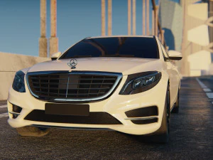 Mercedes-Benz S-Class AMG 2014 3D Model
