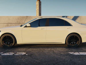 Mercedes-Benz S-Class AMG 2014 3D Model