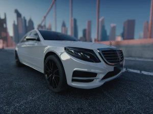 Mercedes-Benz S-Class AMG 2014 3D Model