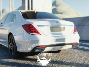 Mercedes-Benz S-Class AMG 2014 3D Model