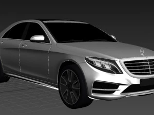 Mercedes-Benz S-Class AMG 2014 3D Model