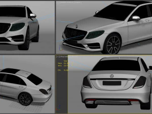 Mercedes-Benz S-Class AMG 2014 3D Model