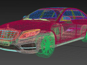 Mercedes-Benz S-Class AMG 2014 3D Model