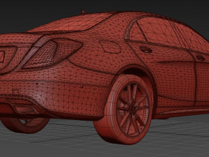 Mercedes-Benz S-Class AMG 2014 3D मॉडल