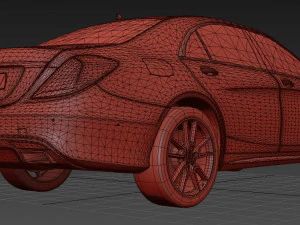 Mercedes-Benz S-Class AMG 2014 3D Model