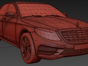 Mercedes-Benz S-Class AMG 2014 3D मॉडल