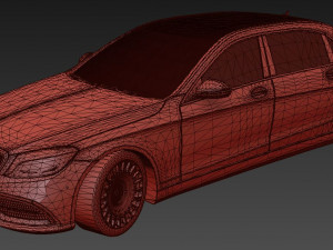 Mercedez s650 3D 모델