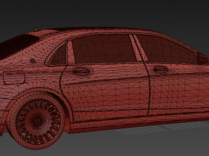 Mercedez s650 3D 모델