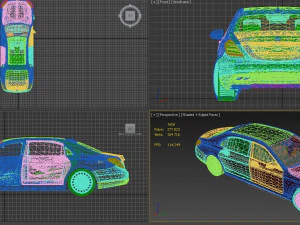Mercedez s650 3D Model